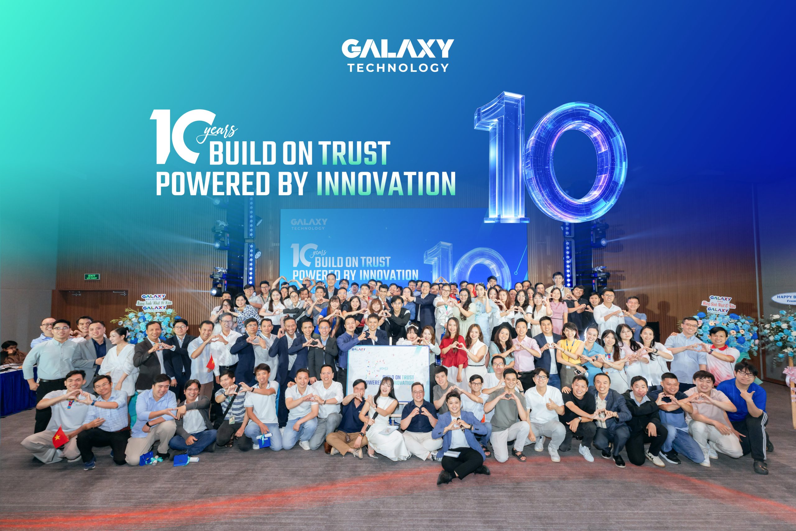 10 năm Galaxy Technology Services – Một hành trình, một niềm tin, một tập thể